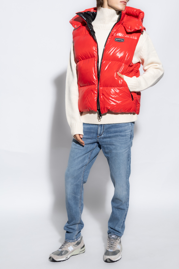 Mens red puffer vest on sale australia